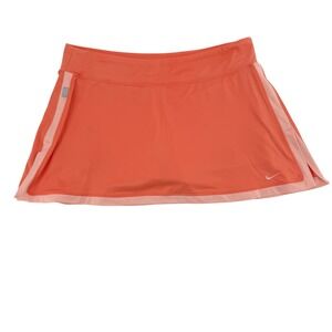 Nike Dri-FIT‎ Skort Coral Orange Tennis Golf Athletic Skirt Women's Large
